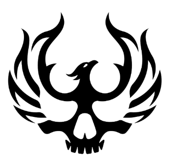 Untamable Fightwear phoenix skull logo